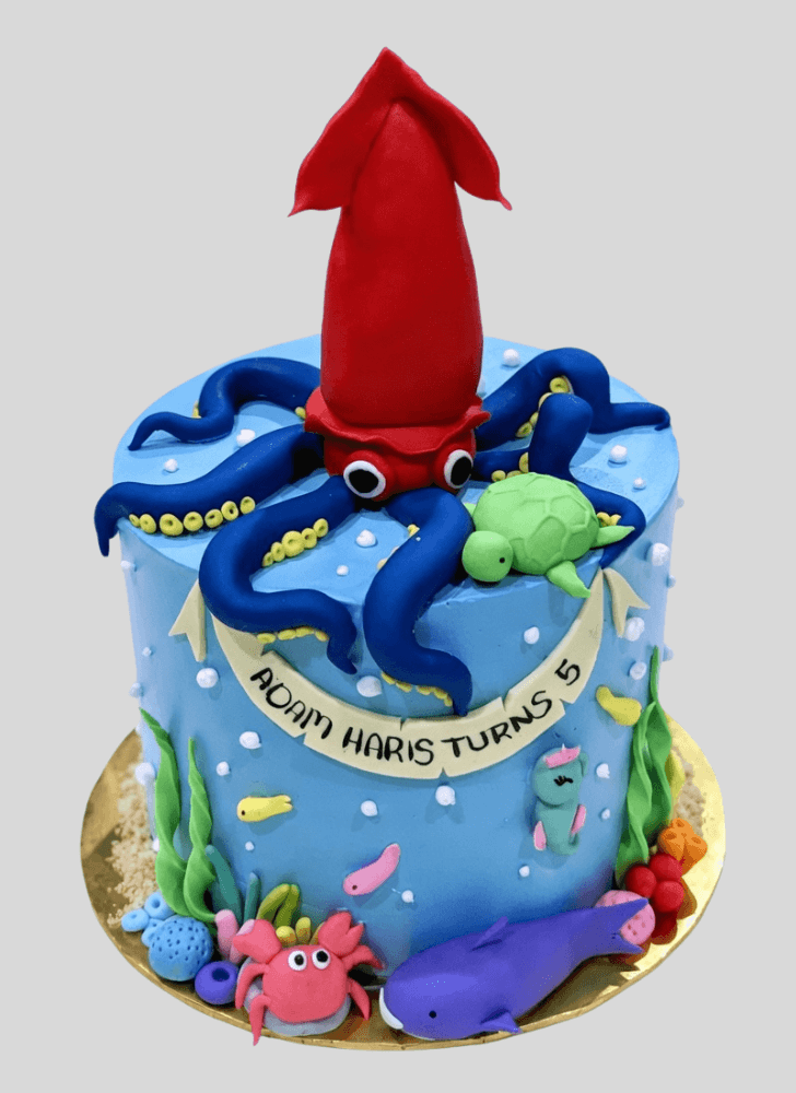 Graceful Octopus Cake
