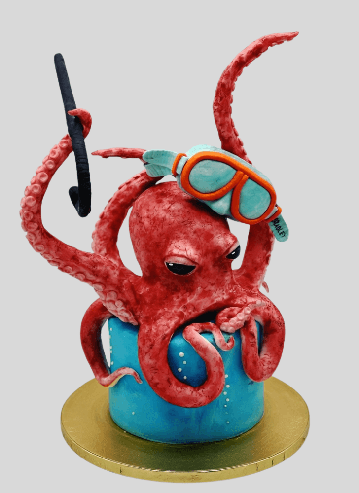Mesmeric Octopus Cake