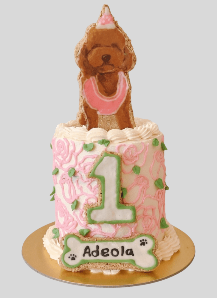 Alluring Puppy Cake