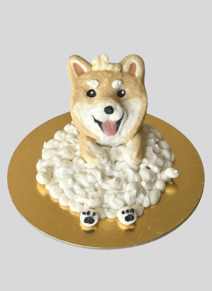 Beauteous Puppy Cake