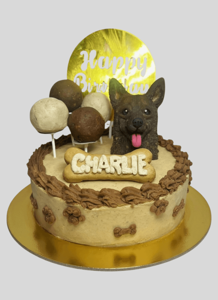 Dazzling Puppy Cake