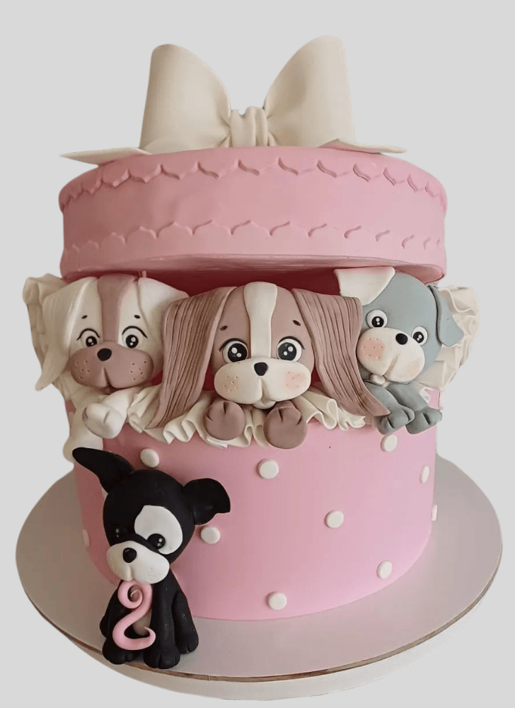 Delightful Puppy Cake
