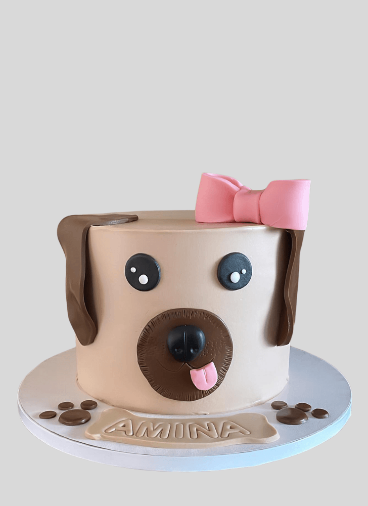 Pleasing Puppy Cake