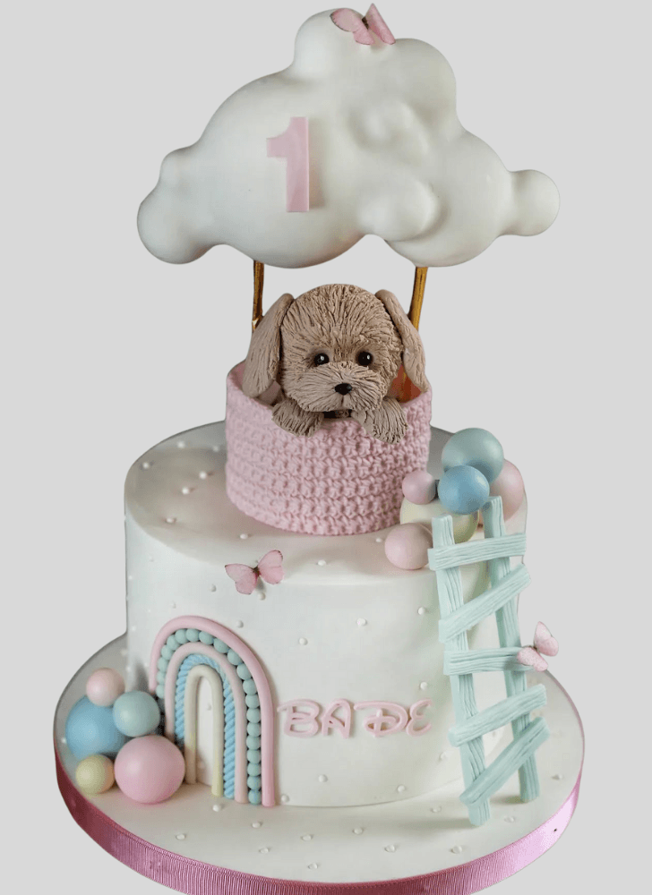 Radiant Puppy Cake