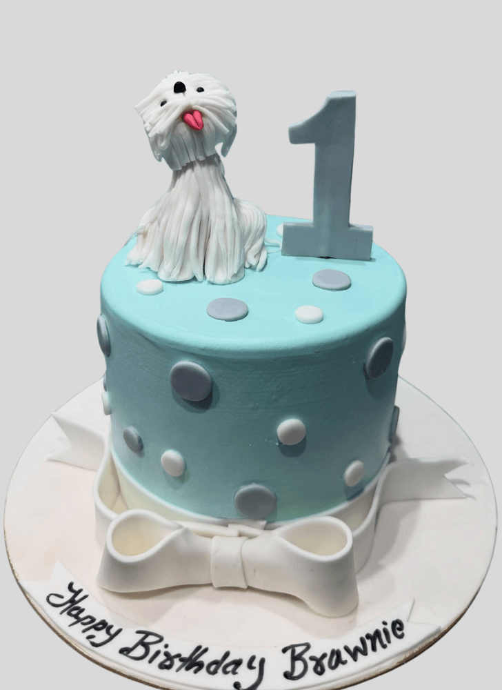 Wonderful Puppy Cake Design
