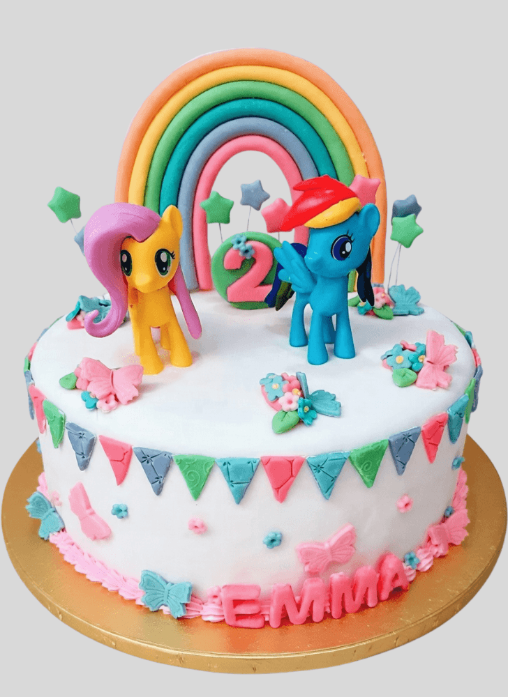 Classy Rainbow Dash Cake