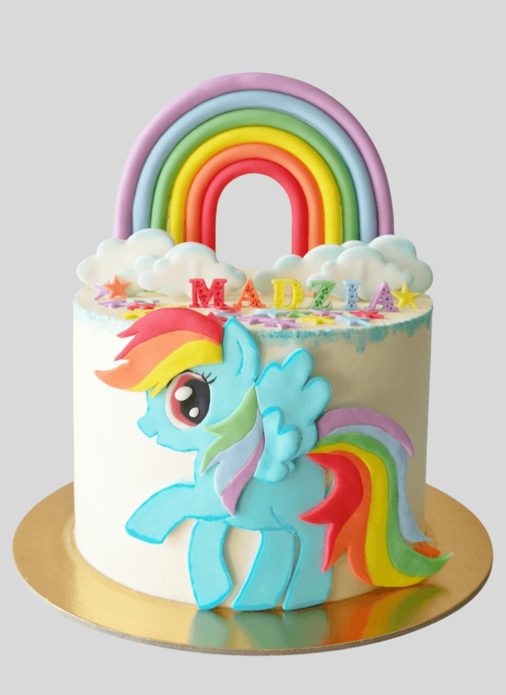 Gorgeous Rainbow Dash Cake