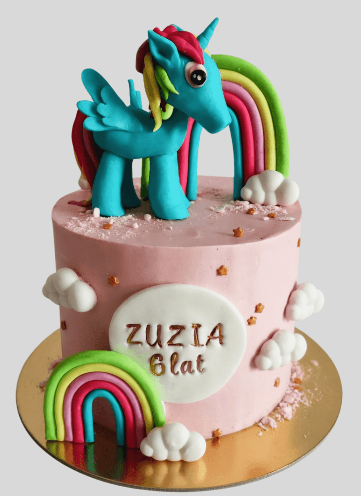 Graceful Rainbow Dash Cake