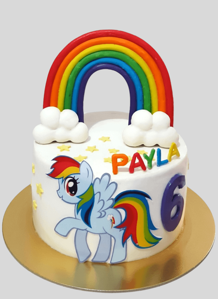 Grand Rainbow Dash Cake