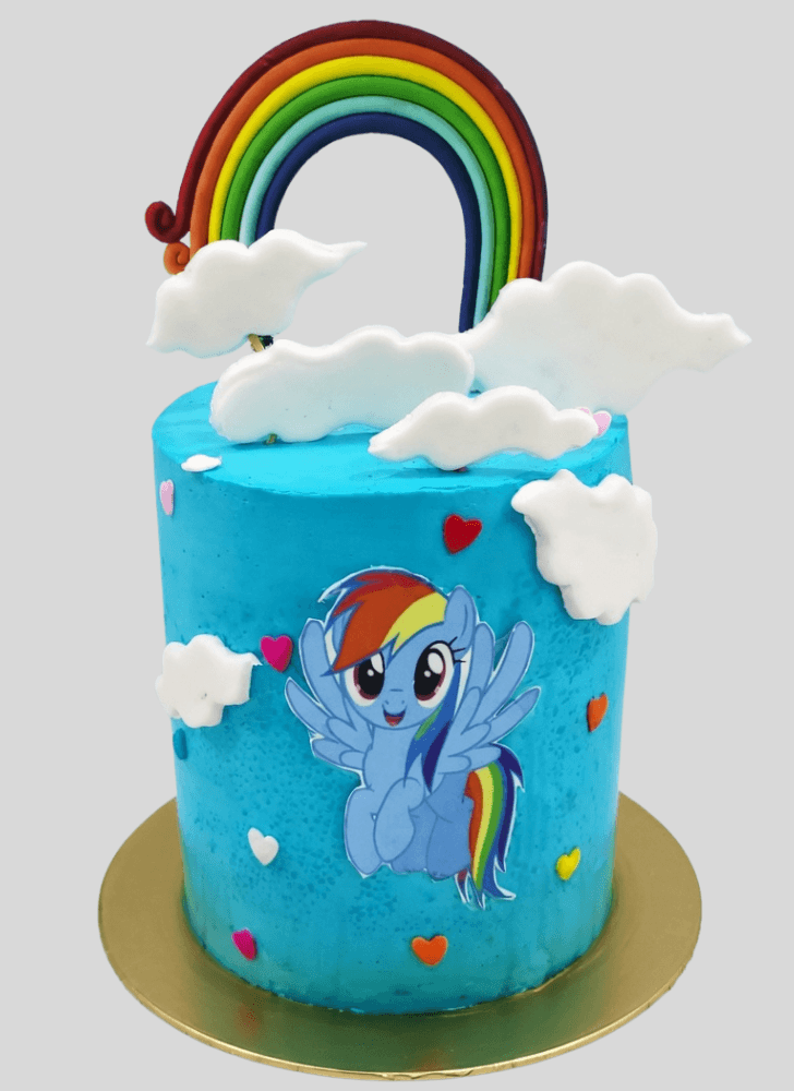 Magnificent Rainbow Dash Cake