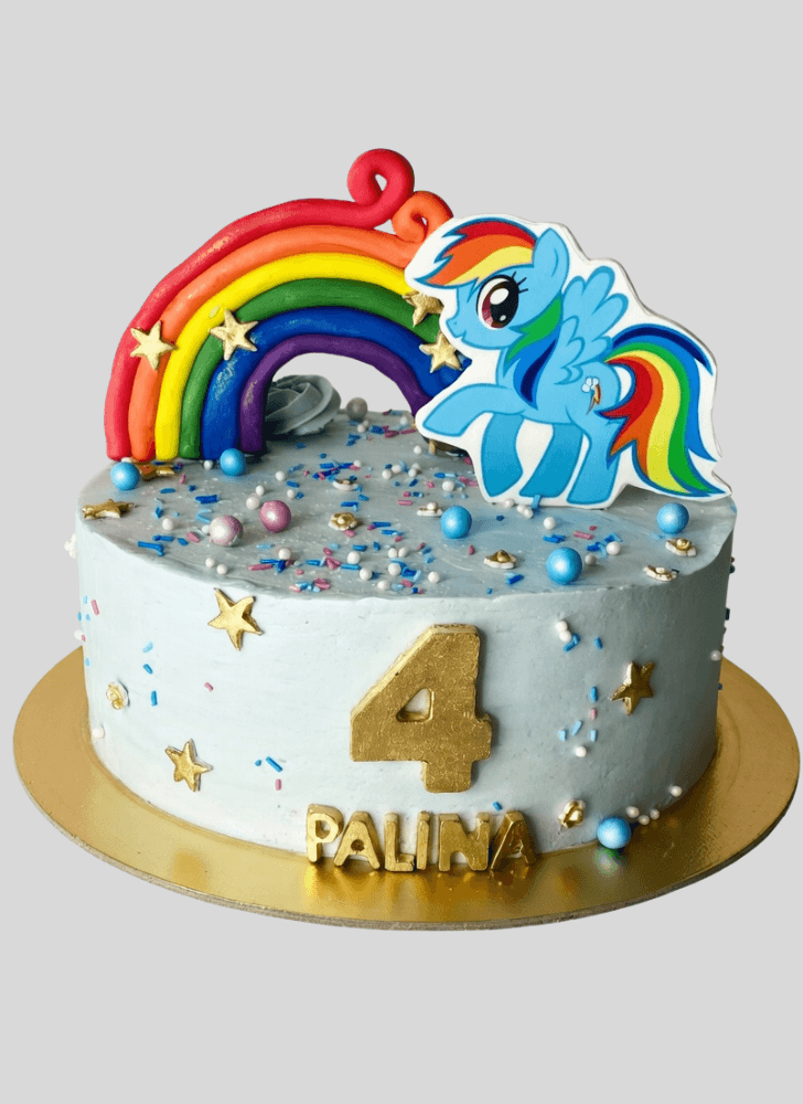 Nice Rainbow Dash Cake