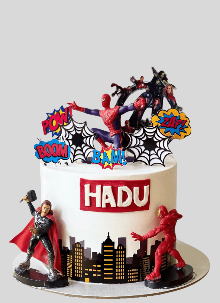 Adorable SuperHero Cake
