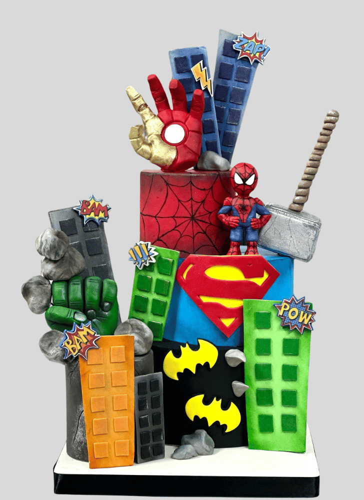 Alluring SuperHero Cake
