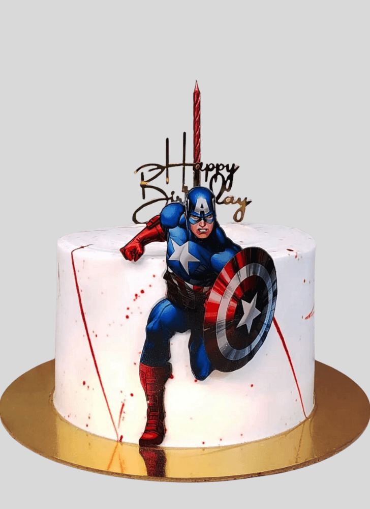 Angelic SuperHero Cake