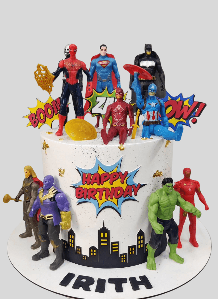 Classy SuperHero Cake