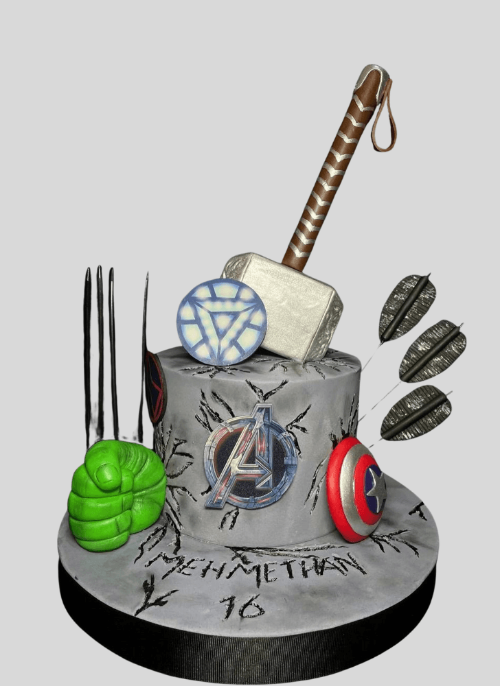 Excellent SuperHero Cake