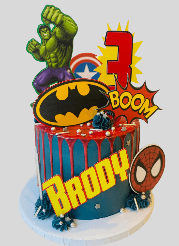 Marvelous SuperHero Cake