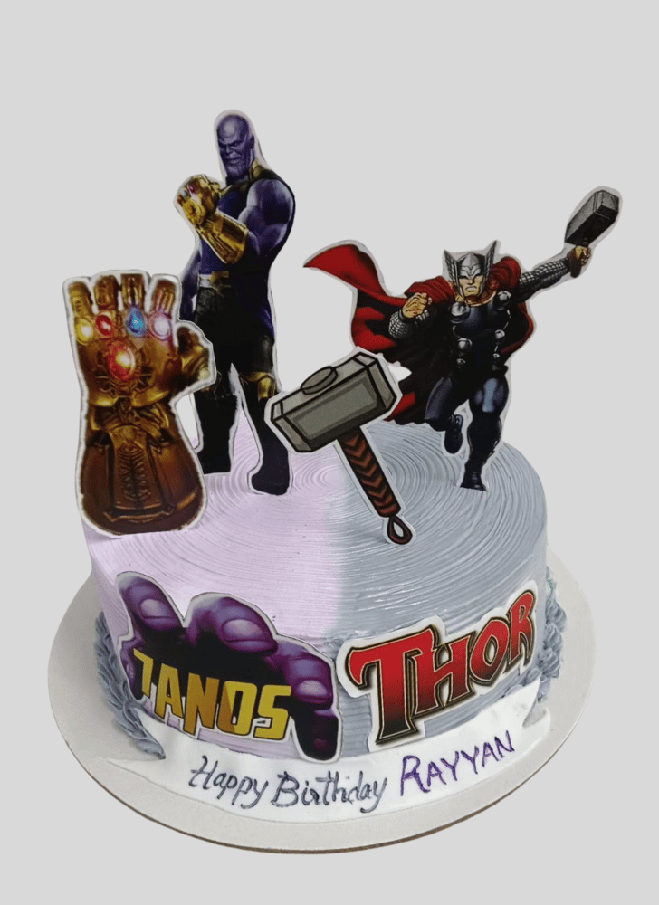 Pleasing SuperHero Cake