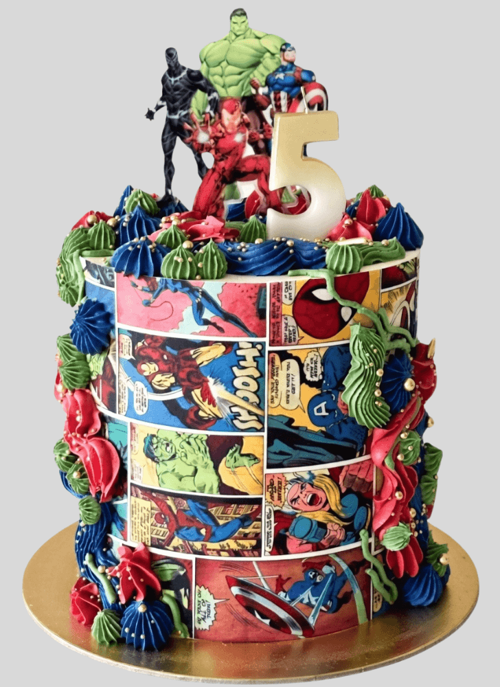 Radiant SuperHero Cake