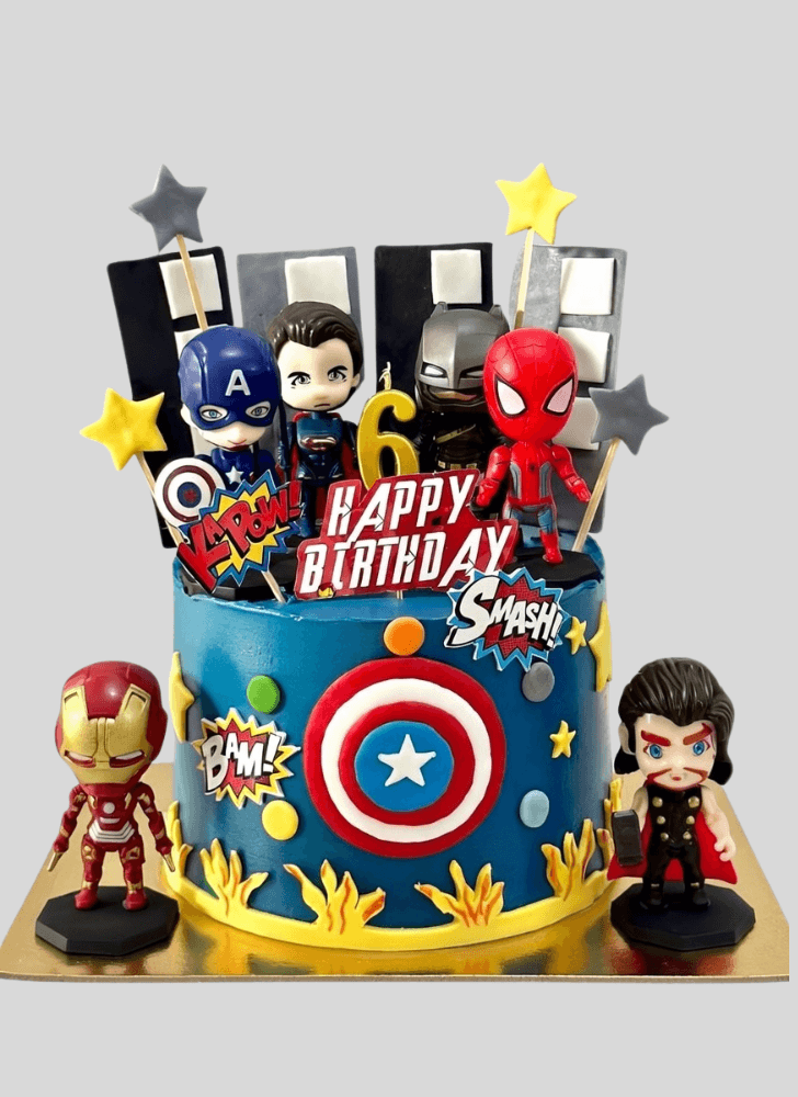 Slightly SuperHero Cake