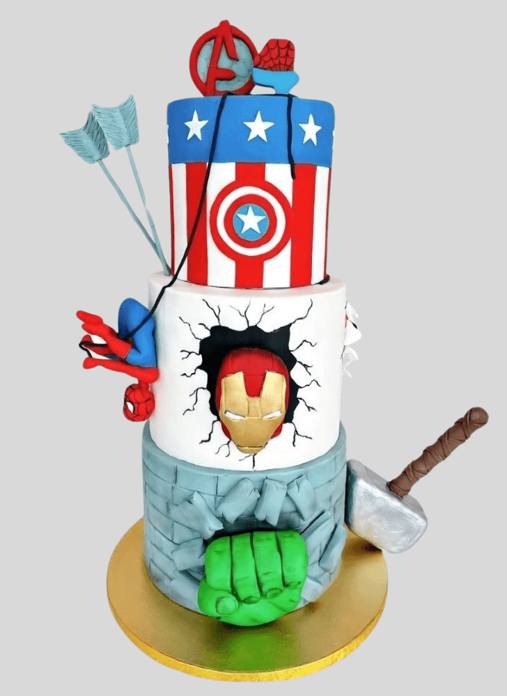 Splendid SuperHero Cake