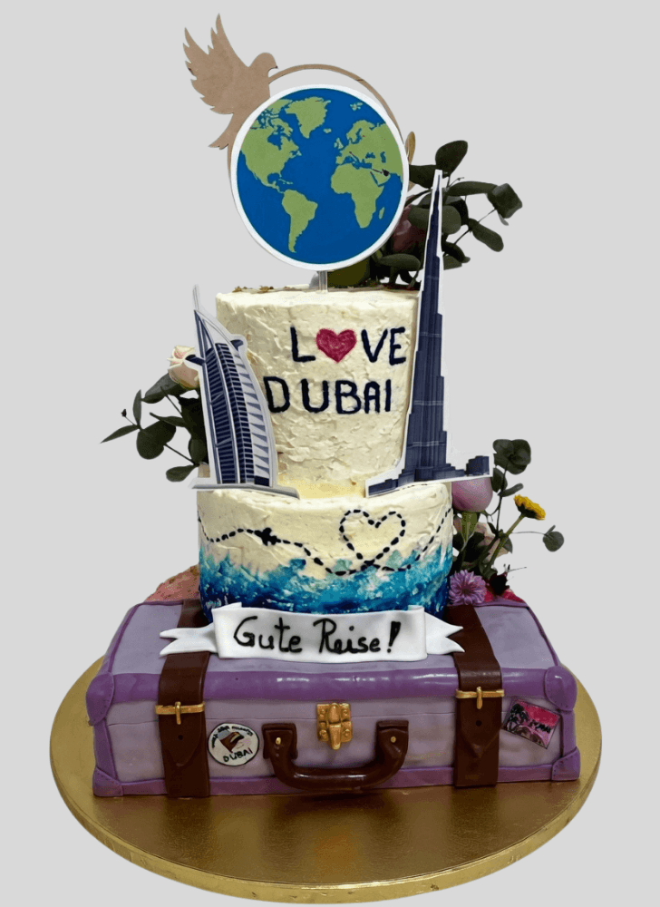 Pretty Travel Cake