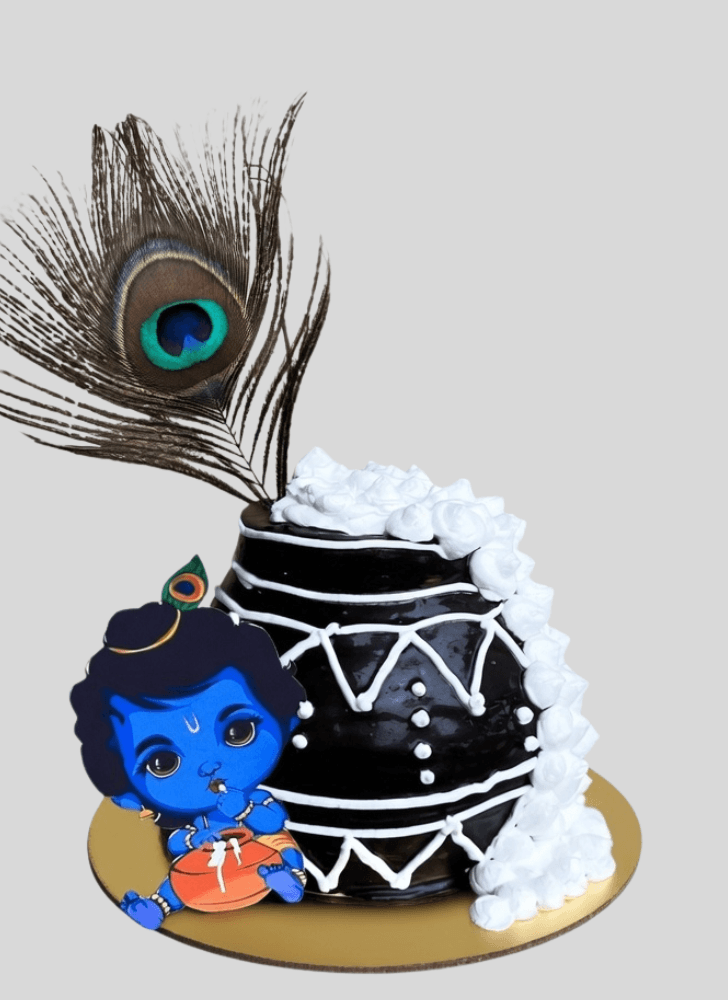 Appealing Dahi Handi Cake