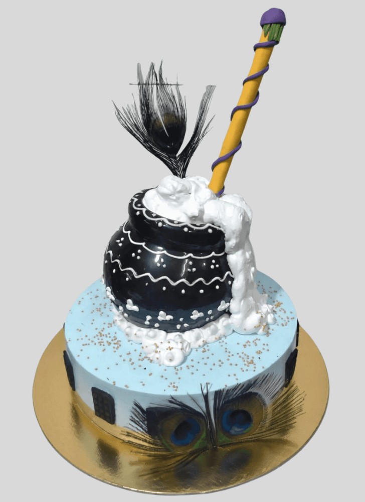 Beauteous Dahi Handi Cake