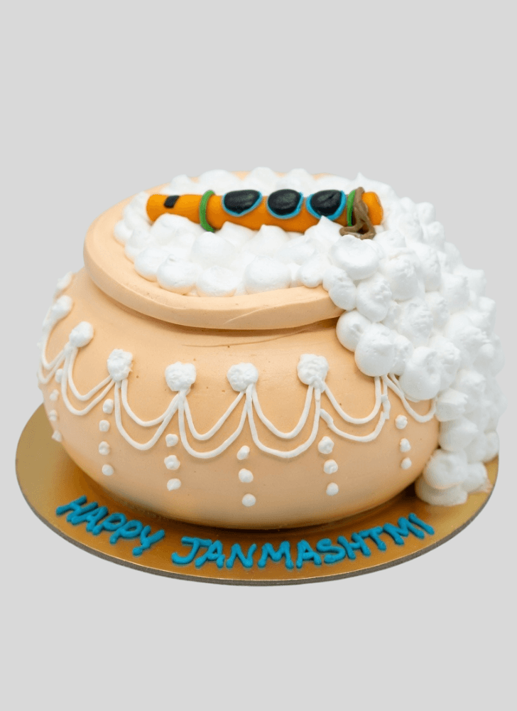 Bewitching Dahi Handi Cake