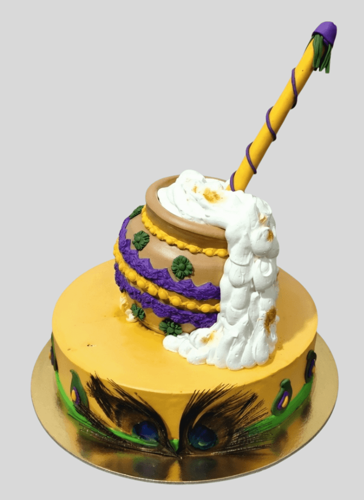 Classy Dahi Handi Cake