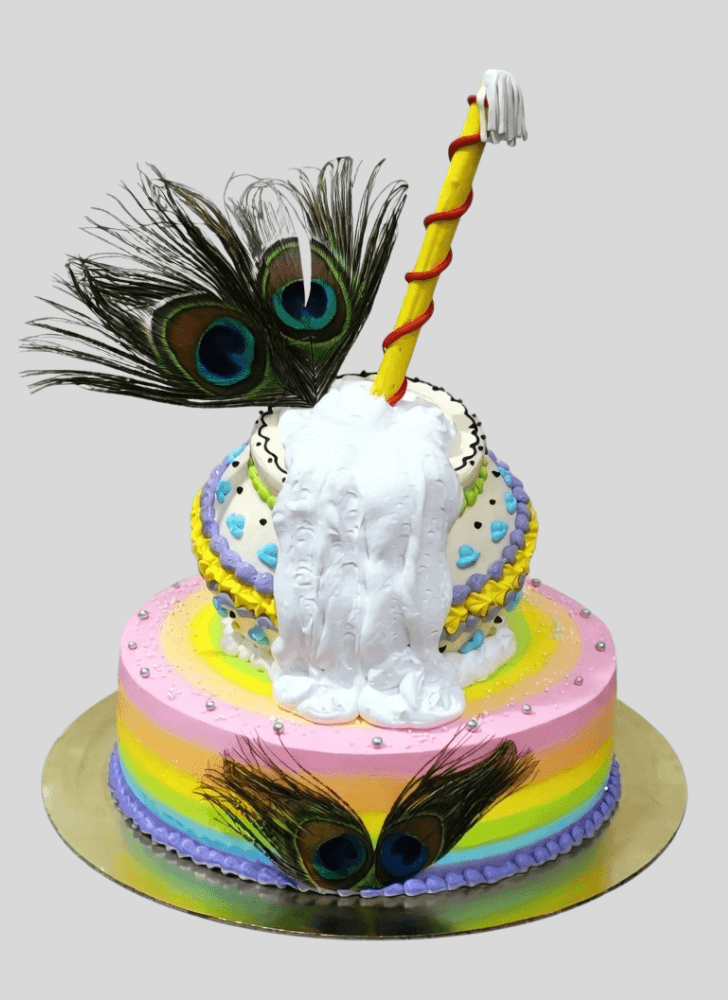 Elegant Dahi Handi Cake