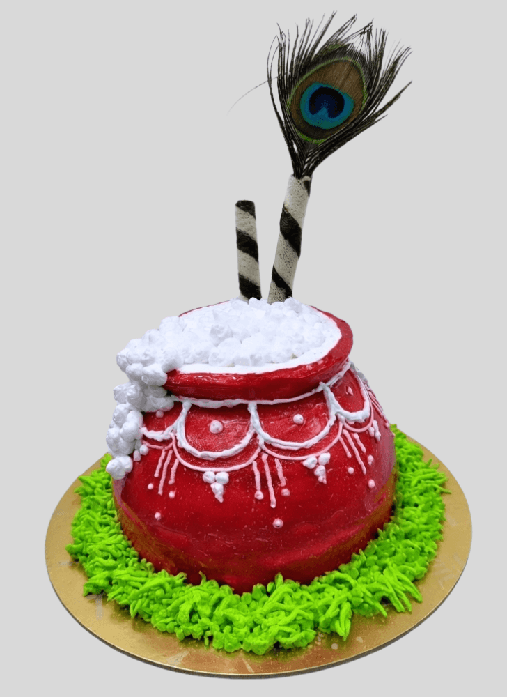 Gorgeous Dahi Handi Cake
