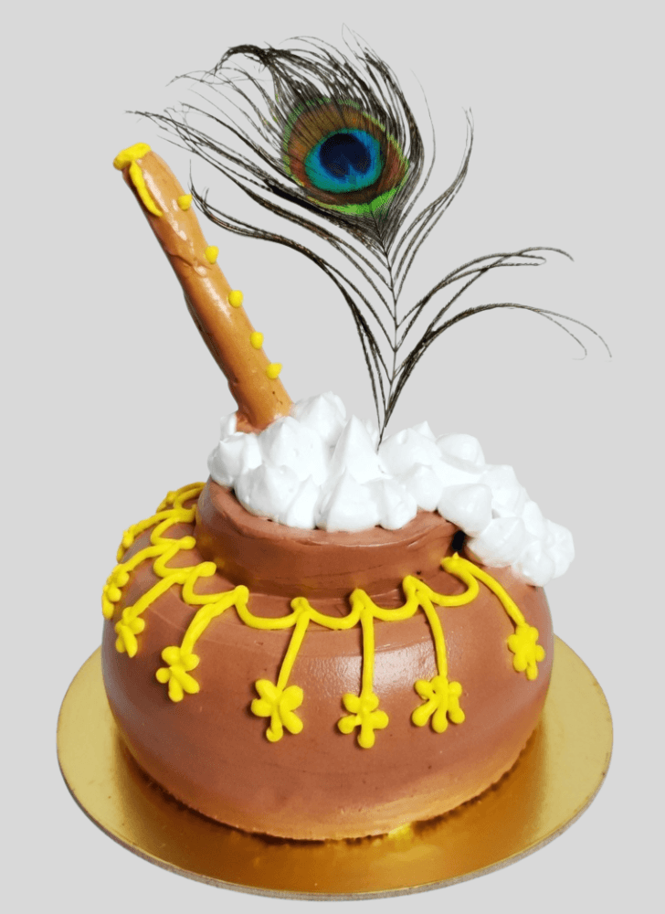 Graceful Dahi Handi Cake