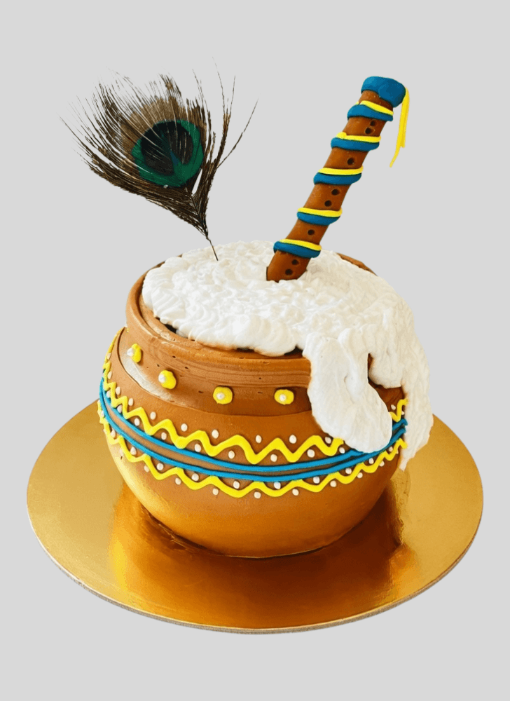 Inviting Dahi Handi Cake