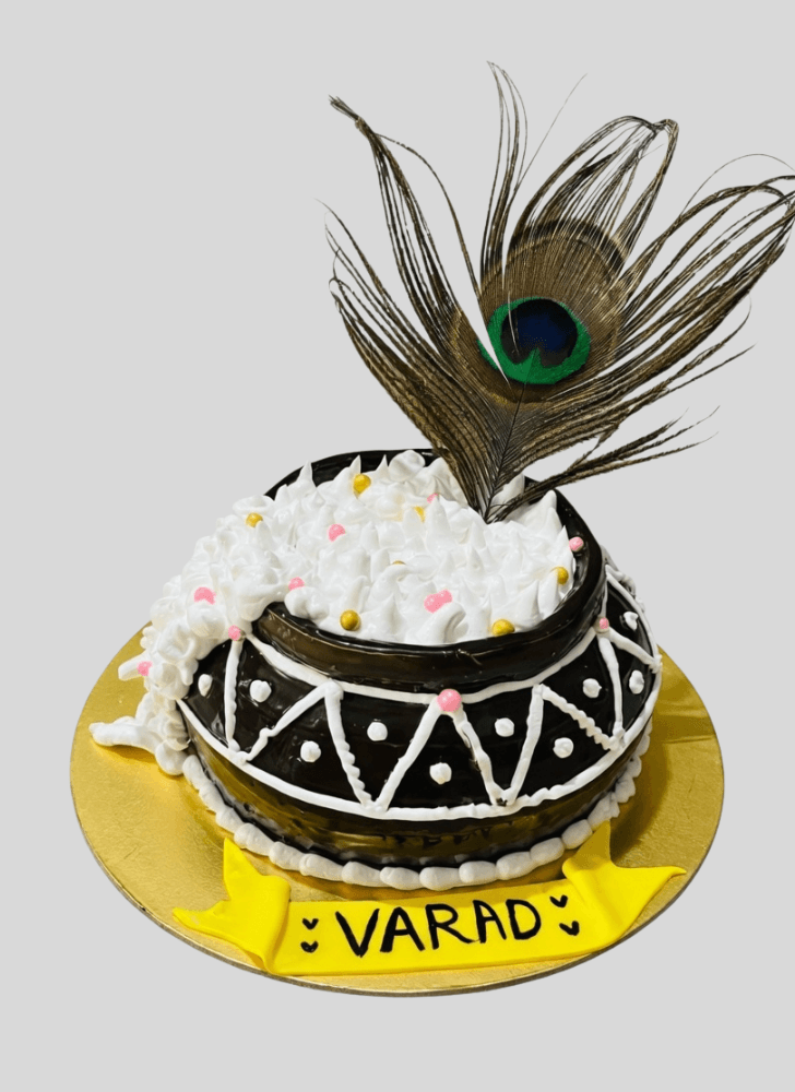 Magnetic Dahi Handi Cake