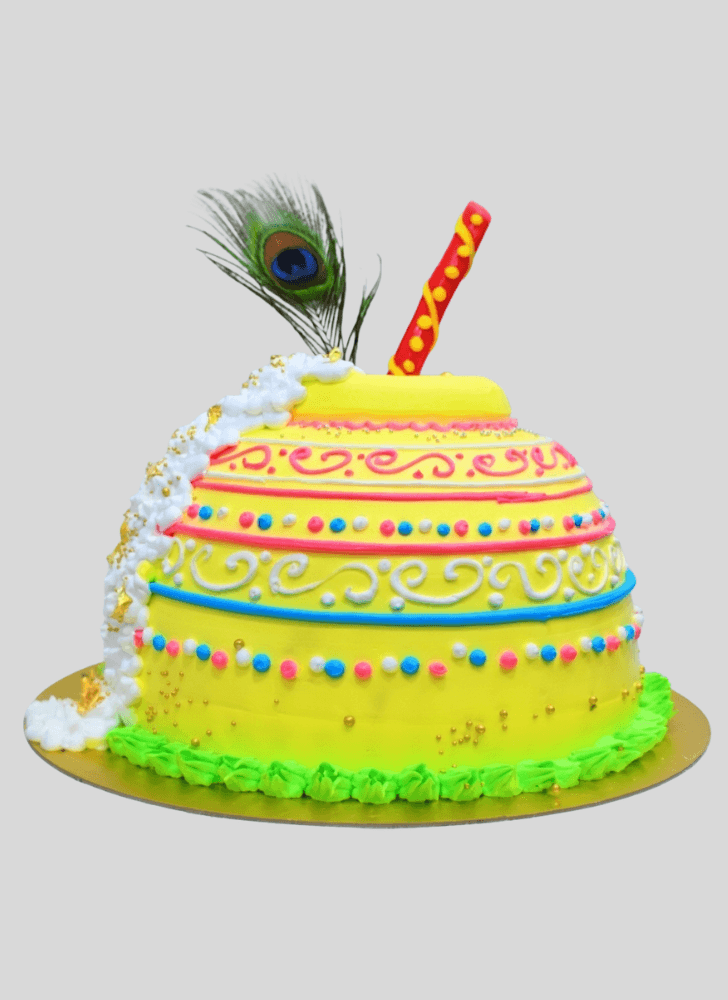 Ravishing Dahi Handi Cake