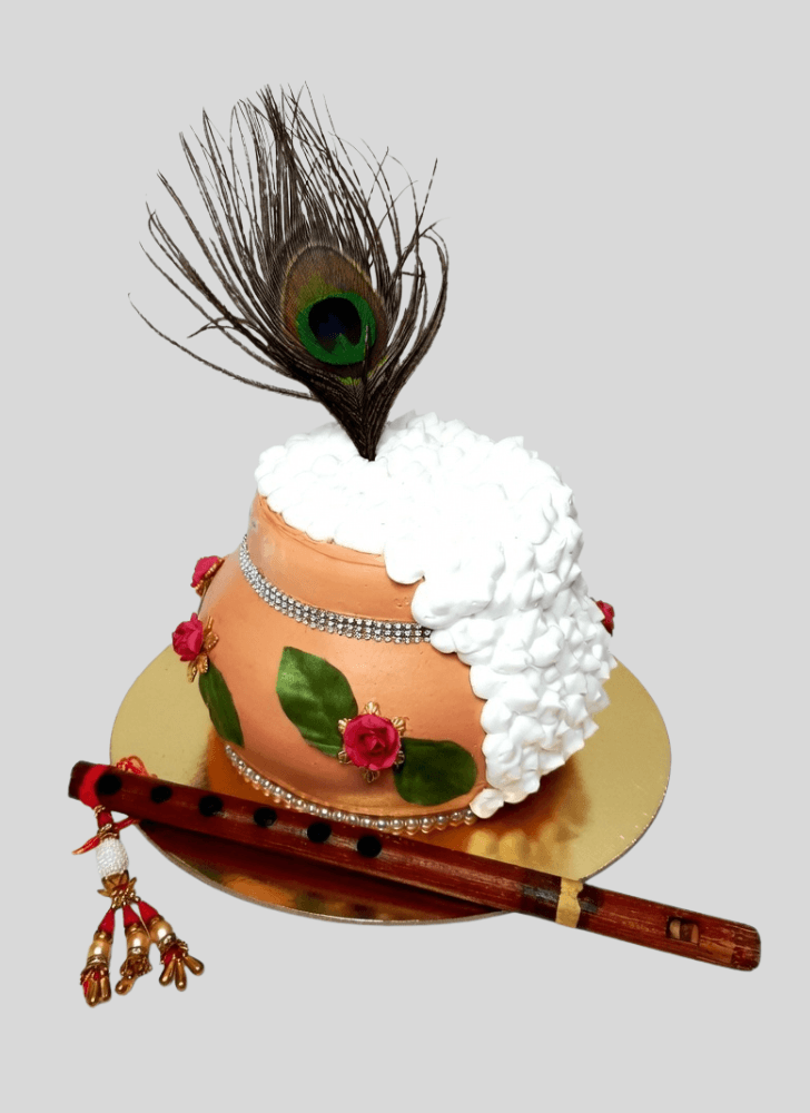 Stunning Dahi Handi Cake