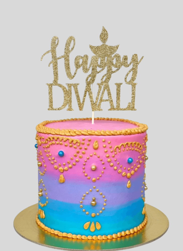 Appealing Diwali Cake