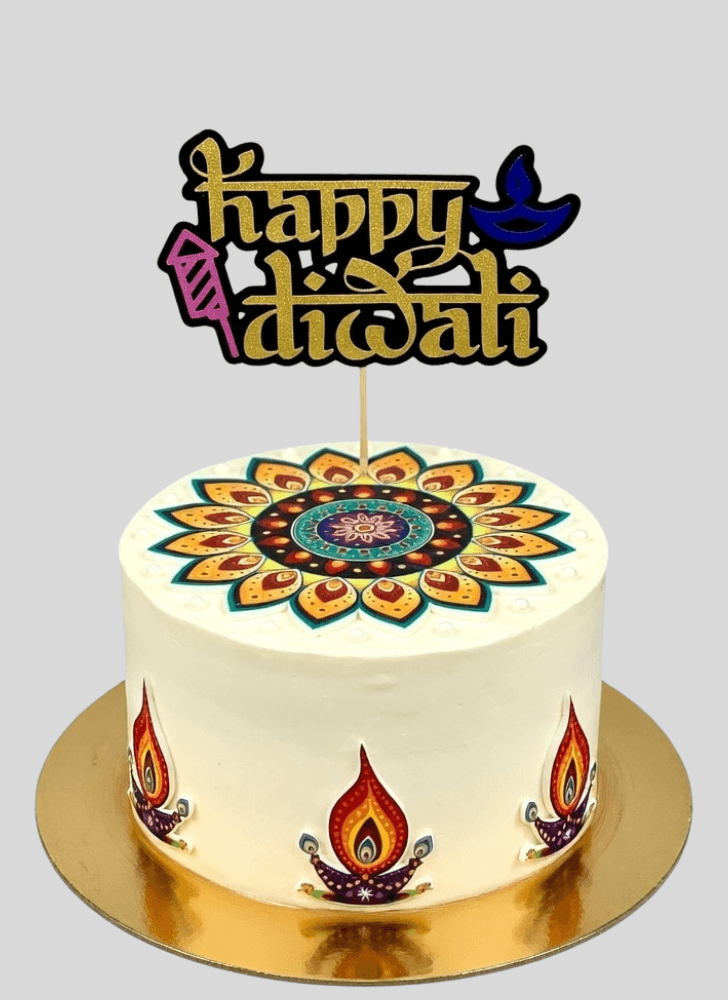 Beauteous Diwali Cake