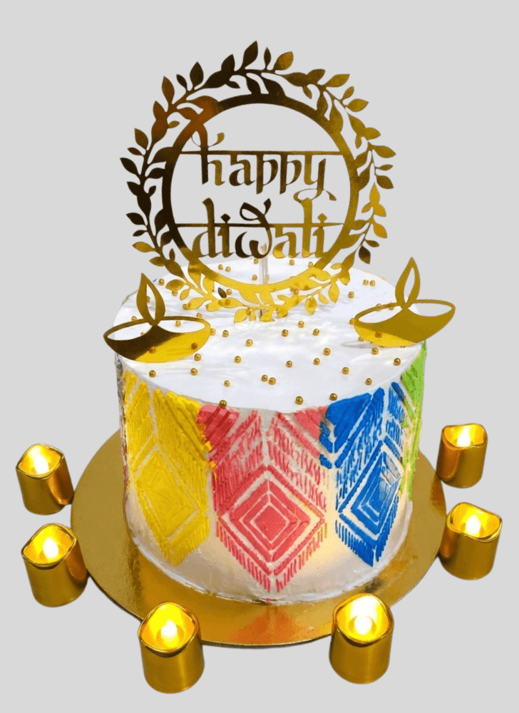 Charming Diwali Cake