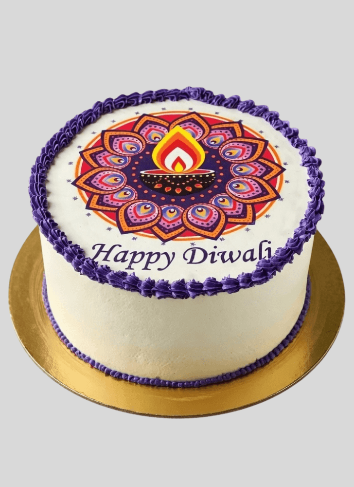Elegant Diwali Cake