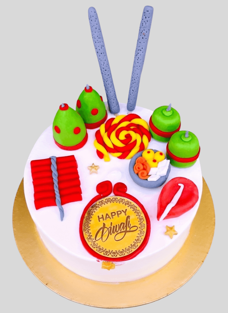 Exquisite Diwali Cake