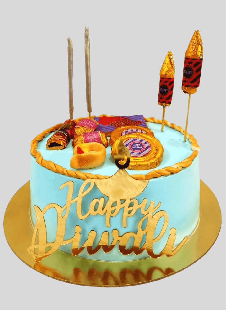 Mesmeric Diwali Cake