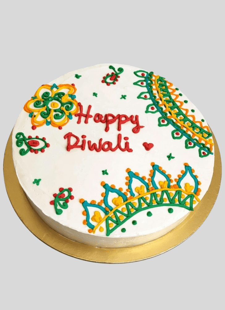 Shapely Diwali Cake
