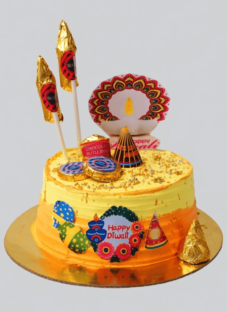 Slightly Diwali Cake
