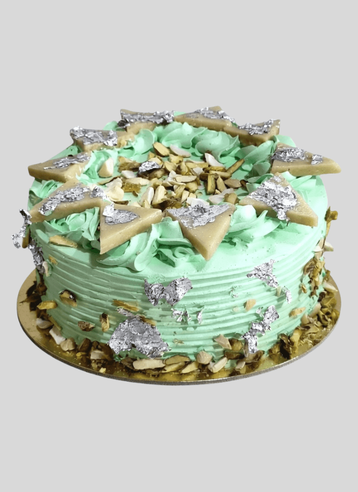 Admirable Kaju Katli Cake Design