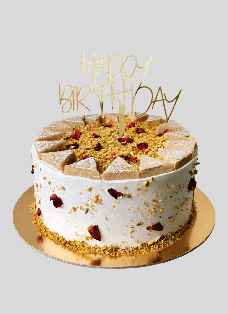 Classy Kaju Katli Cake