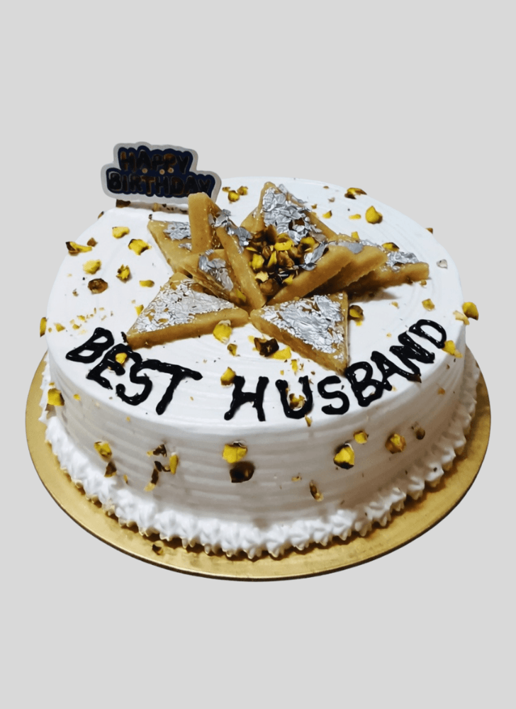 Cute Kaju Katli Cake
