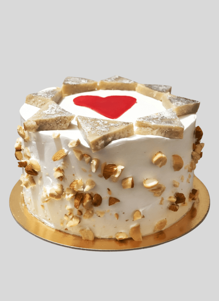 Dazzling Kaju Katli Cake