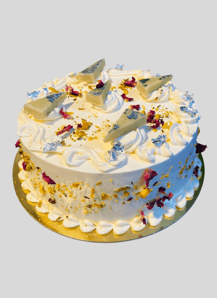 Delicate Kaju Katli Cake